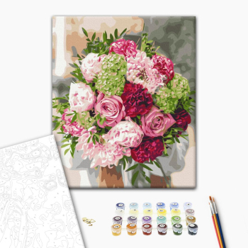 Картина по номерам Квіти - Улюблений букет
