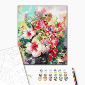 Картина по номерам Квіти - Фантазийные цветы