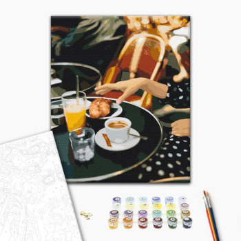 Картина по номерам Натюрморти - Французький сніданок