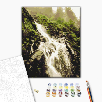 The noise of the waterfall