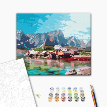 Поселок в хрустальных горах