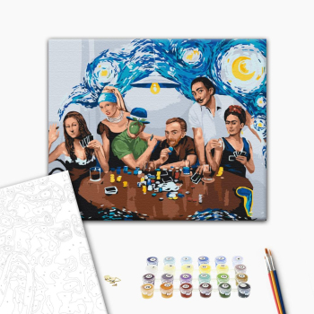 Картина по номерам Люди на картинах - Друзі-шедеври © Viktoriya Kovalenko