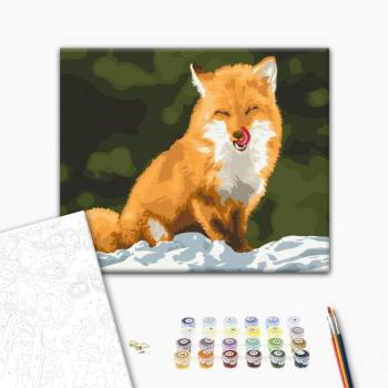 Картина по номерам Тварини, птахи та риби - Лисичка сестричка