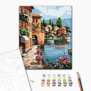 Картина по номерам Города - Під сонцем Позітано