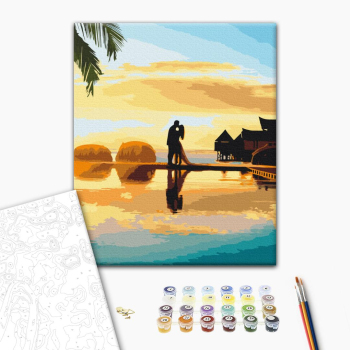 Картина по номерам Романтика - Схід кохання