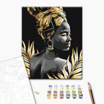 Женственность. Золотая краска © Mykhailyshyna Daria