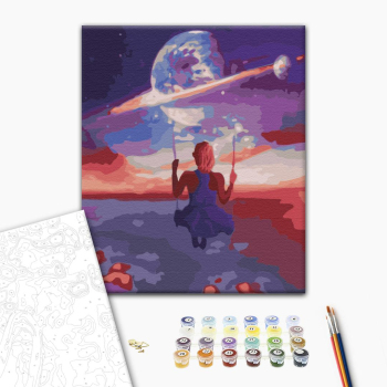 Картина по номерам Космос - Космічні мрії