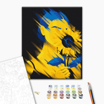 Картина по номерам Люди на картинах - Мы расцветем! ©Полина Скурихина