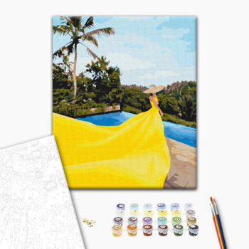 Картина по номерам Люди на картинах - Омріяний відпочинок