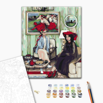 Картина по номерам Люди на картинах - В гости к искусству © Viktoriya Kovalenko