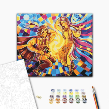 Картина по номерам Люди на картинах - Kolomiyka ©Oleg Loburak