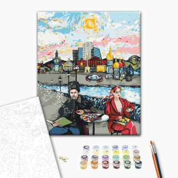 Картина по номерам Люди на картинах - Мистецький променад © Viktoriya Kovalenko