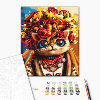 Картина по номерам Тварини, птахи та риби - Autumn Cat © Marianna Pashchuk