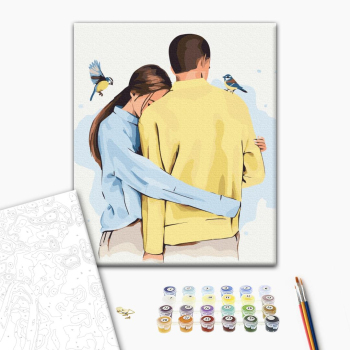 Картина по номерам Люди на картинах - In your hugs ©Alla Berezovska