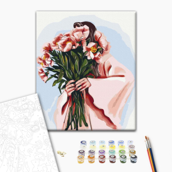 Картина по номерам Люди на картинах - Spring look ©Alla Berezovska