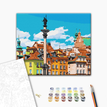 Картина по номерам Города - Замкова площа. Варшава