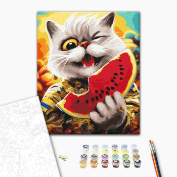 Картина по номерам Тварини, птахи та риби - Котик в Херсоне ©Марианна Пащук