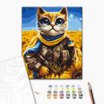 Картина по номерам Тварини, птахи та риби - Cat Hero © Marianna Pashchuk