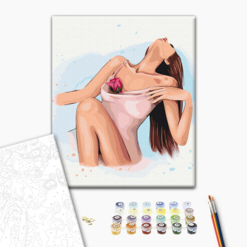 Картина по номерам Люди на картинах - Ніжний дотик © Alla Berezovska