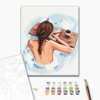 Картина по номерам Люди на картинах - Time for yourself ©Alla Berezovska