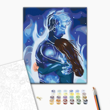 Картина по номерам Люди на картинах - Ти - мій космос