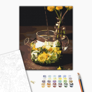 Картина по номерам Натюрморти - Для чашки спокойствия @Halyna Vitiuk