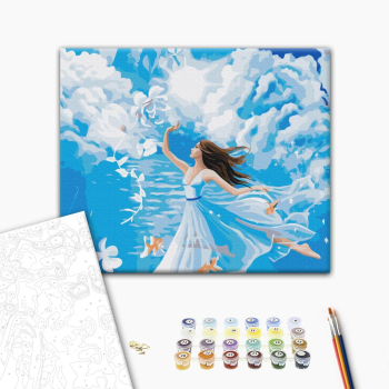 Картина по номерам Квіти - Хвиля ніжності © Anna Steshenko