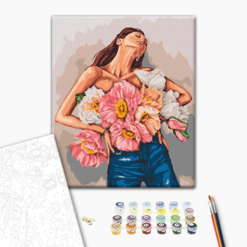 Картина по номерам Люди на картинах - Витончена весна © Mykhailyshyna Daria