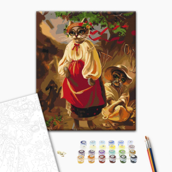 Картина по номерам Тварини, птахи та риби - Котерина ©Маріанна Пащук