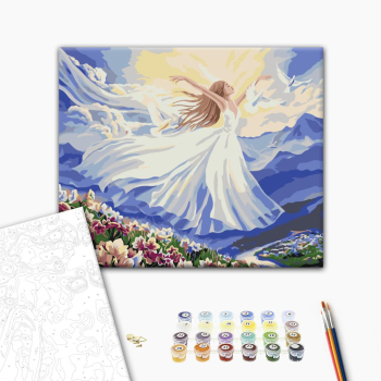 Картина по номерам Люди на картинах - Ніжність в польоті © Anna Steshenko