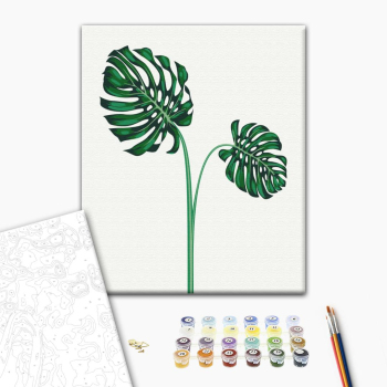 Картина по номерам Квіти - Tropics No. 3