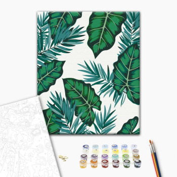 Картина по номерам Квіти - Тропіки № 4