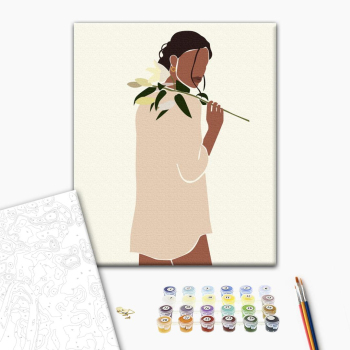 Картина по номерам Люди на картинах - Інтрига екзотики