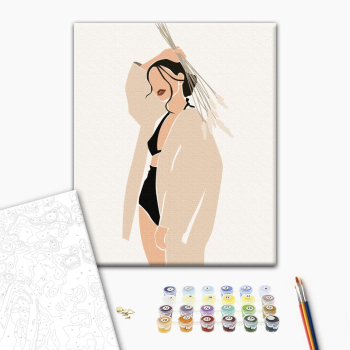 Картина по номерам Люди на картинах - Розквіт розслабленості