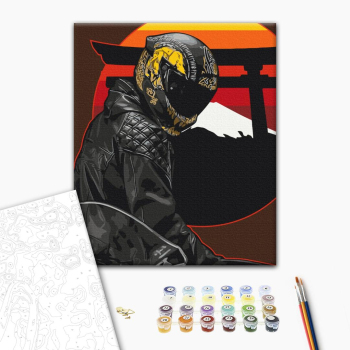 Картина по номерам Чоловічі - Східний гонщик