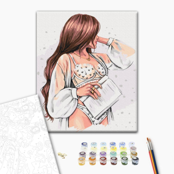 Картина по номерам Люди на картинах - Моменти легкості © Alla Berezovska