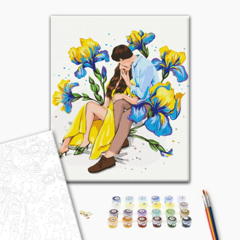 Картина по номерам Люди на картинах - Квітуче кохання ©Alla Berezovska