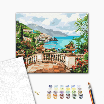 Картина по номерам Города - Вид на море