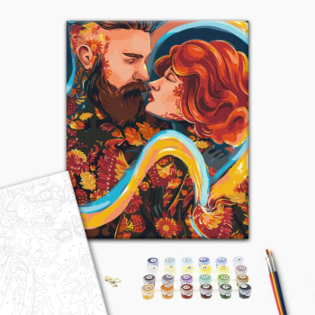 Картина по номерам Люди на картинах - Закохані © Olena Lazarenko