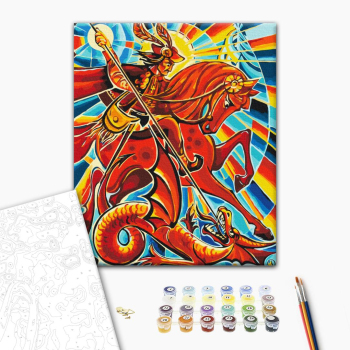 Картина по номерам Люди на картинах - Змієборець © Oleg Loburak