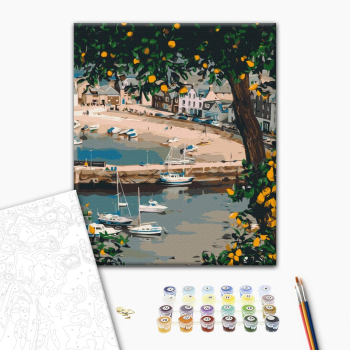 Картина по номерам Пейзажі - Мальовнича бухта