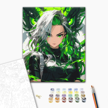 Картина по номерам Люди на картинах - Душа дракона