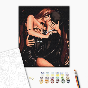 Картина по номерам Люди на картинах - Пристрасть в деталях © Alla Berezovska