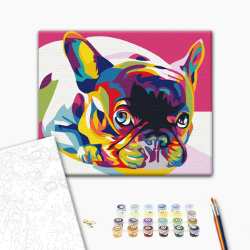 Райдужний французький бульдог