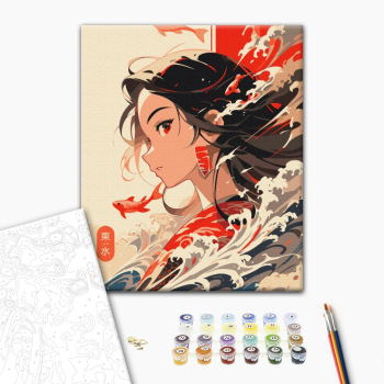 Картина по номерам Люди на картинах - Стихія води