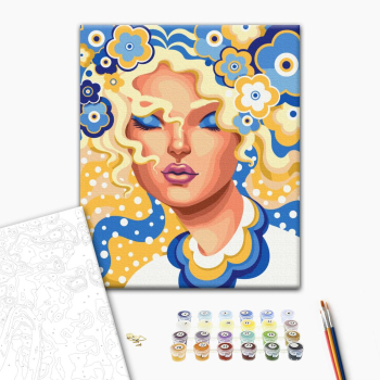 Картина по номерам Люди на картинах - Українські барви © Поліна Скурихіна