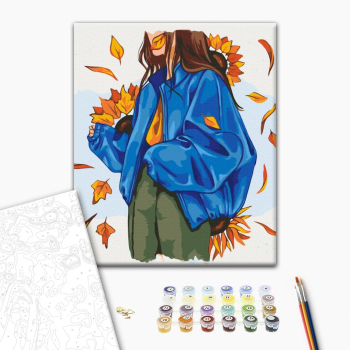 Картина по номерам Люди на картинах - Осінній настрій © Alla Berezovska