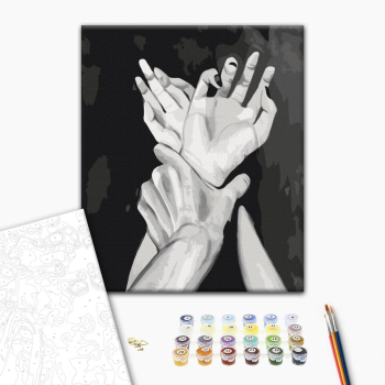 Картина по номерам Люди на картинах - Мова тіла 6 © Anna Esthete