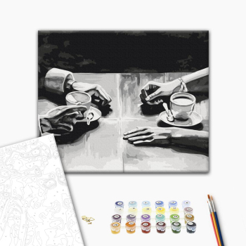 Картина по номерам Люди на картинах - Мова тіла 7 © Anna Esthete