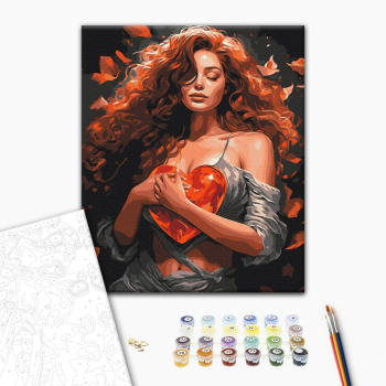 Картина по номерам Люди на картинах - Хранительница любви